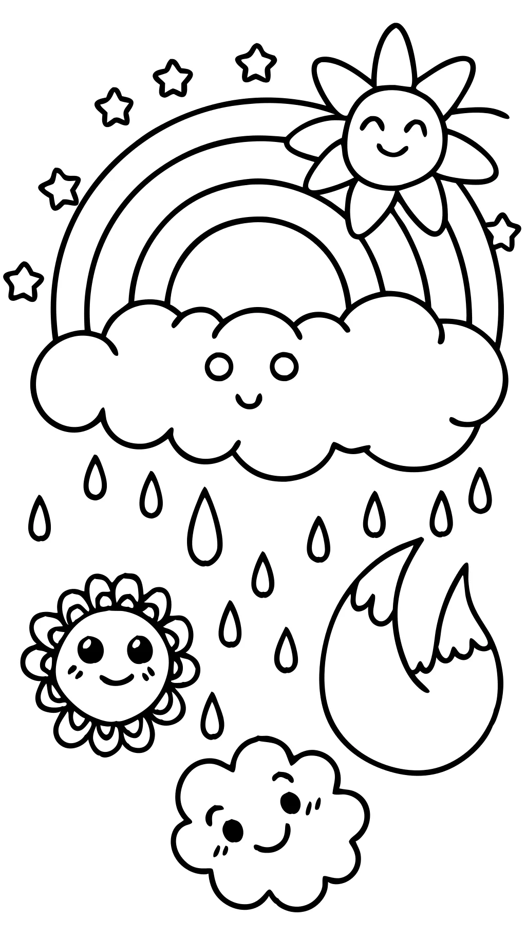 coloring pages weather